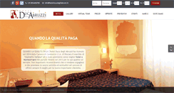 Desktop Screenshot of hotelducadegliabruzzi.it